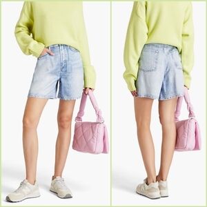 RAG & BONE Maya Faux Jean Shorts
